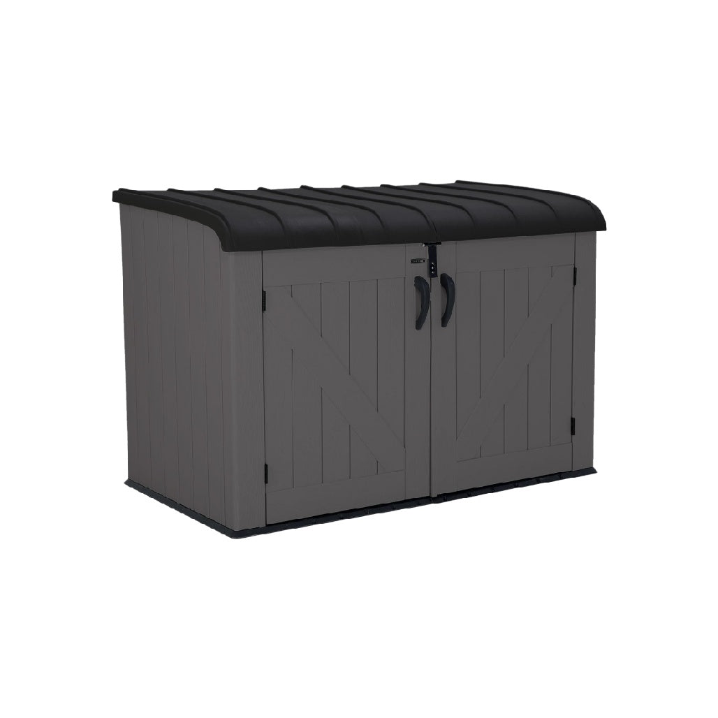 屋外収納ボックス - ガーデン用品の保管用 - プラスチック製 - 150 x 75 x 110