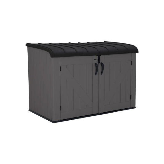 屋外収納ボックス - ガーデン用品の保管用 - プラスチック製 - 150 x 75 x 110